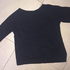 Navy blue long sleeved shirt/sweater